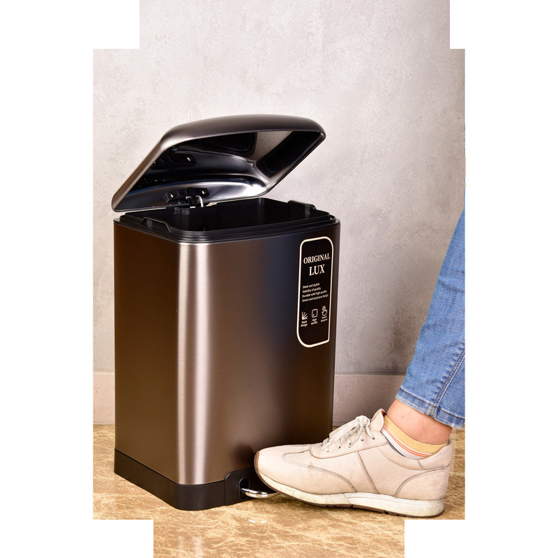 سطل زباله پدالی اورجینال کد 3012 گنجایش 12 لیتر