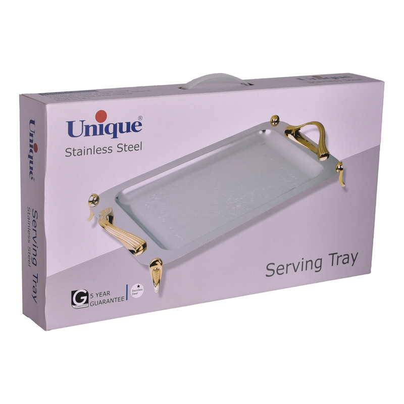 سینی یونیک طرح لاله کد 4047 سایز 30*52 سانتی متر