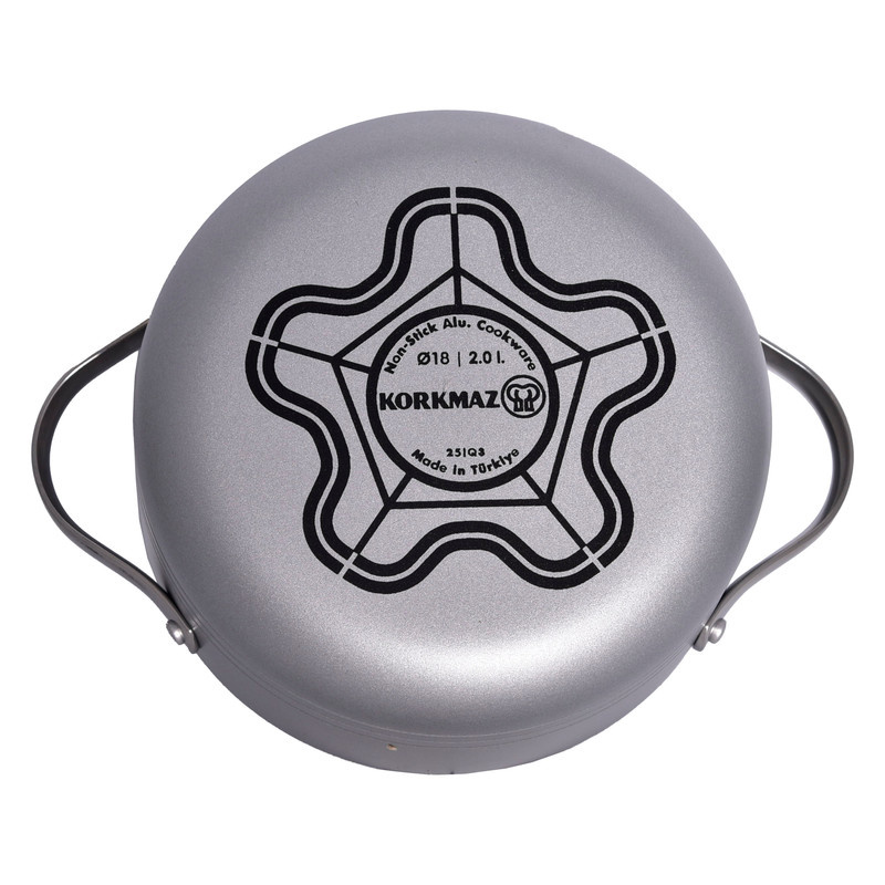 سرویس قابلمه و تابه گرانیتی 7 پارچه کرکماز طرح Linea کد 2619 سرویس قابلمه و تابه گرانیتی 7 پارچه کرکماز طرح Linea کد 2619