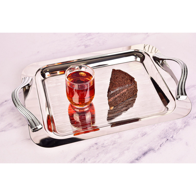 سینی دسته دار یونیک کد 4045NEW سایز 26*42 سانتی متر