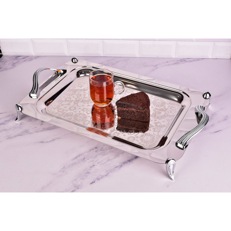 سینی دسته دار یونیک کد 4039NEW سایز 30*52 سانتی متر