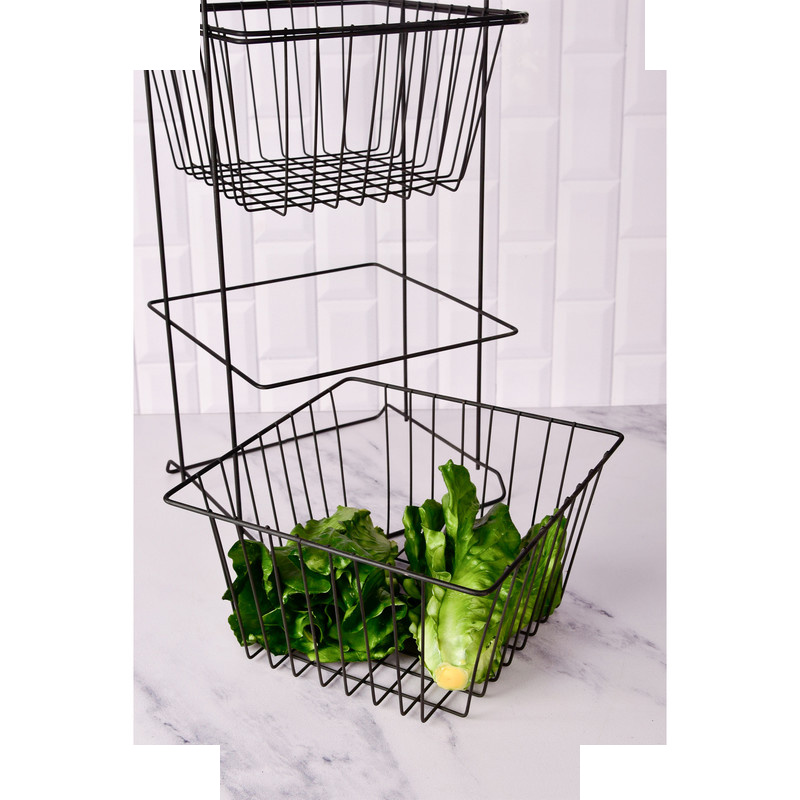 سبد سیب زمینی و پیاز مدل سه طبقه کد 301068 سبد سیب زمینی و پیاز مدل سه طبقه کد 301068