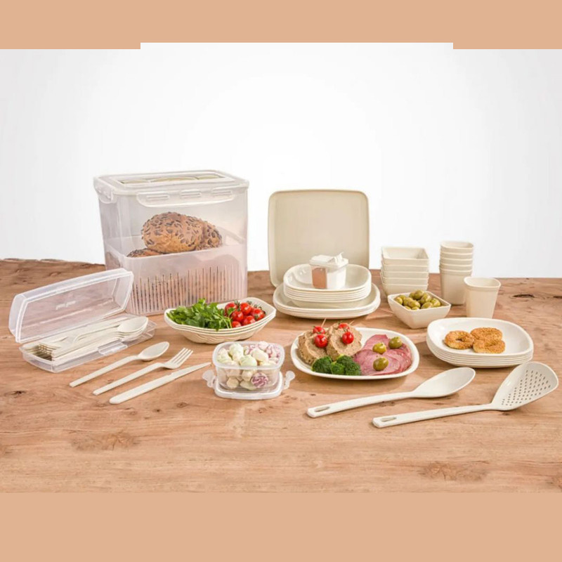 سبد پیک نیک 6 نفره لیمون مدل 10635