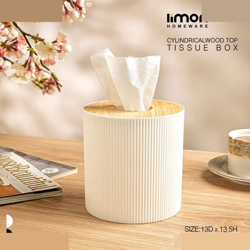 جای دستمال کاغذی لیمون مدل استوانه کد DH2370