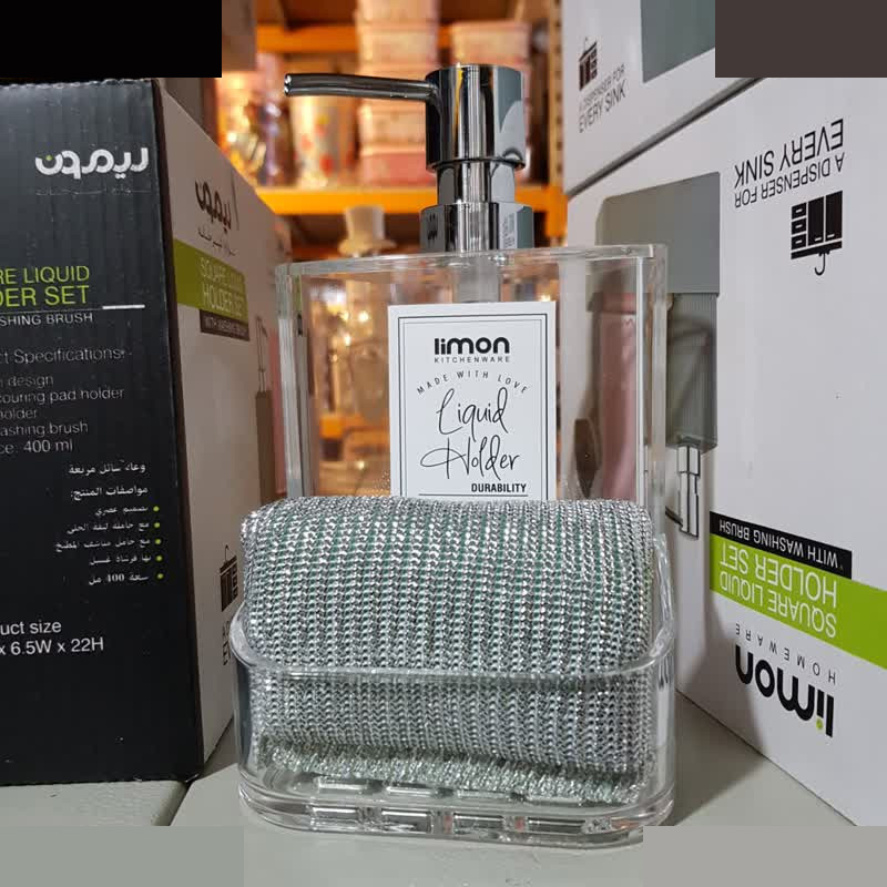 مخزن مایع ظرفشویی لیمون مدل مثلثی کد DH2408