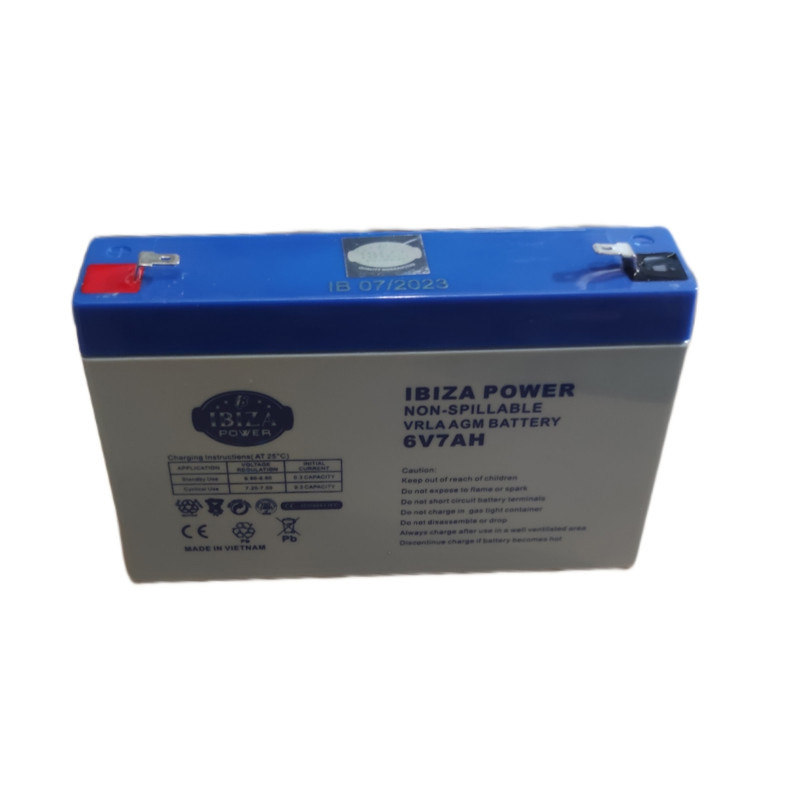 باتری یو پی اس 6 ولت 7 آمپر ساعت ایبیزا مدل 6v7ah