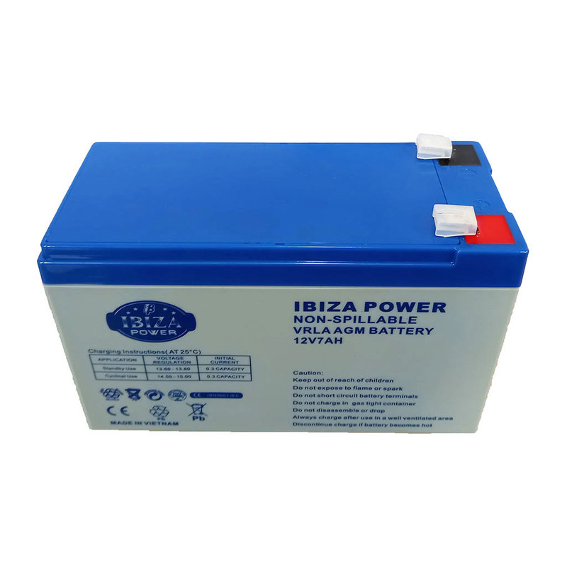 باتری یو پی اس 12 ولت 7 آمپر ساعت ابیزا پاور مدل 12v7ah