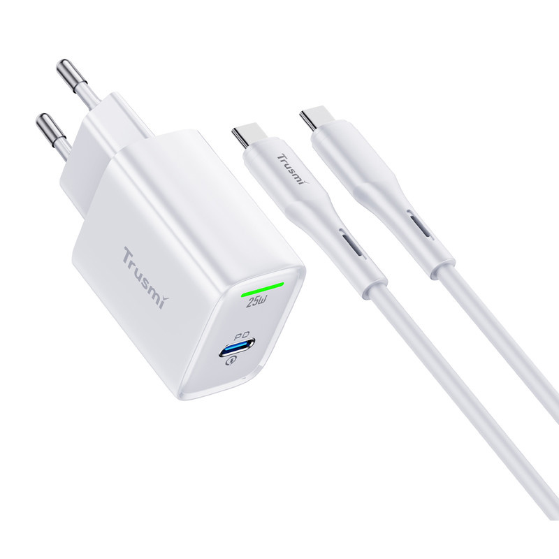 شارژر دیواری 25 وات تراسمی مدل CH15-02 به همراه کابل USB-C شارژر دیواری 25 وات تراسمی مدل CH15-02 به همراه کابل USB-C