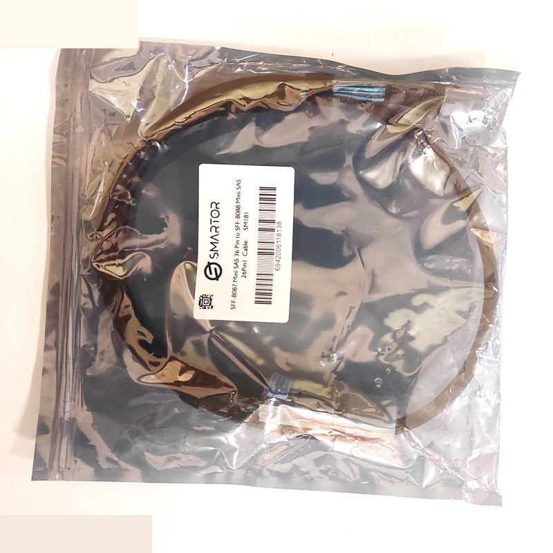 کابل تبدیل MINI SAS SFF-8087 به SFF-8088 اسمارطور مدل SM181 طول 1 متر کابل تبدیل MINI SAS SFF-8087 به SFF-8088 اسمارطور مدل SM181 طول 1 متر