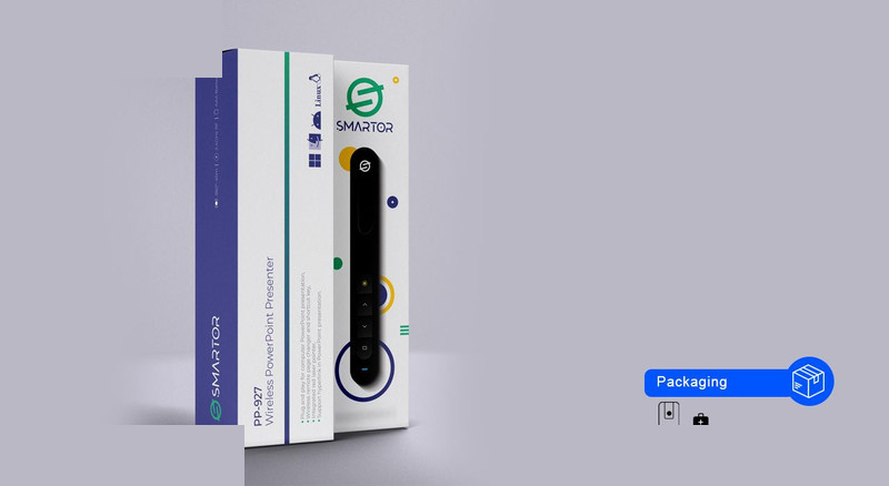 پرزنتر بی سیم اسمارطور مدل PP-927X پرزنتر بی سیم اسمارطور مدل PP-927X