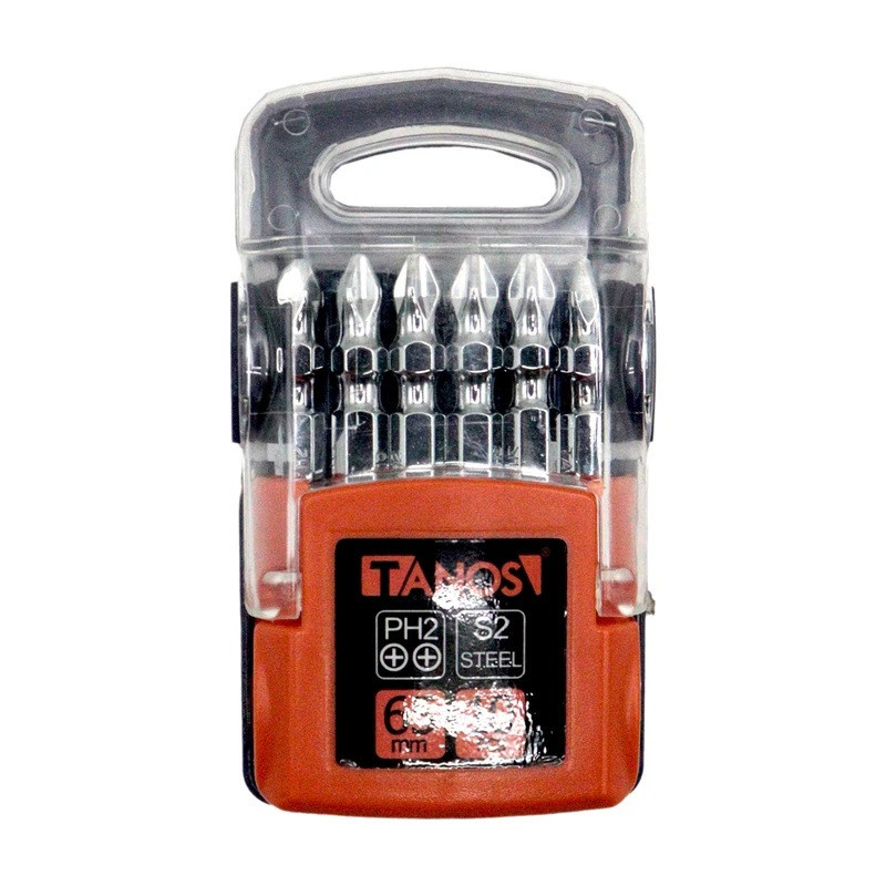 سری پیچ گوشتی دو سر چهار سو تانوس مدل SMT  بسته 10 عددی