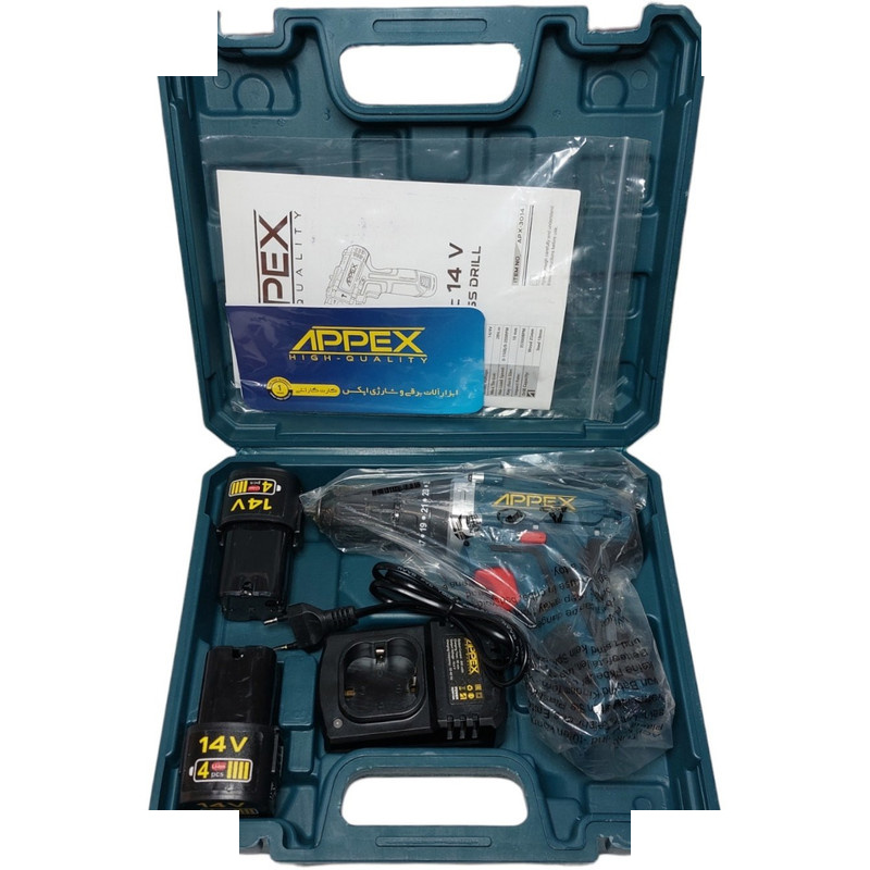 پیچ گوشتی شارژی اپکس مدل 14 ولت -APX3014 پیچ گوشتی شارژی اپکس مدل 14 ولت -APX3014