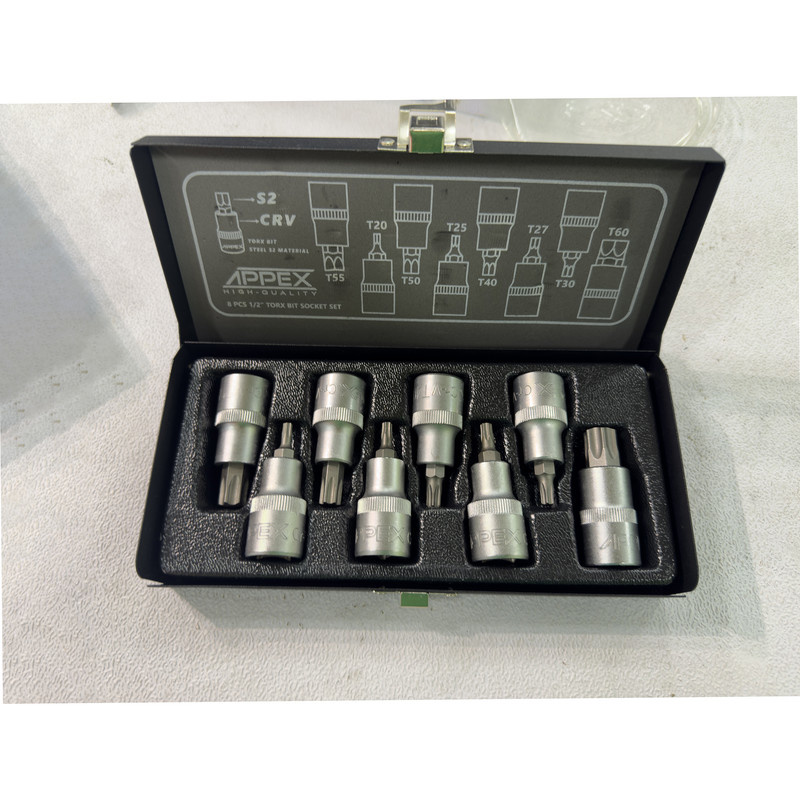 آچار آلن بکسی اپکس مدل SMT-APPEX-APX6028-ALENBOXI-T--8PCS مجموعه 8 عددی آچار آلن بکسی اپکس مدل SMT-APPEX-APX6028-ALENBOXI-T--8PCS مجموعه 8 عددی