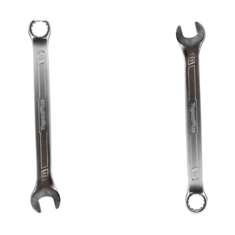 آچار یکسر تخت و یکسر رینگی تاپکس پلاس مدل SMT-TOPEXPLUS-11MM سایز 11 میلی متر آچار یکسر تخت و یکسر رینگی تاپکس پلاس مدل SMT-TOPEXPLUS-11MM سایز 11 میلی متر