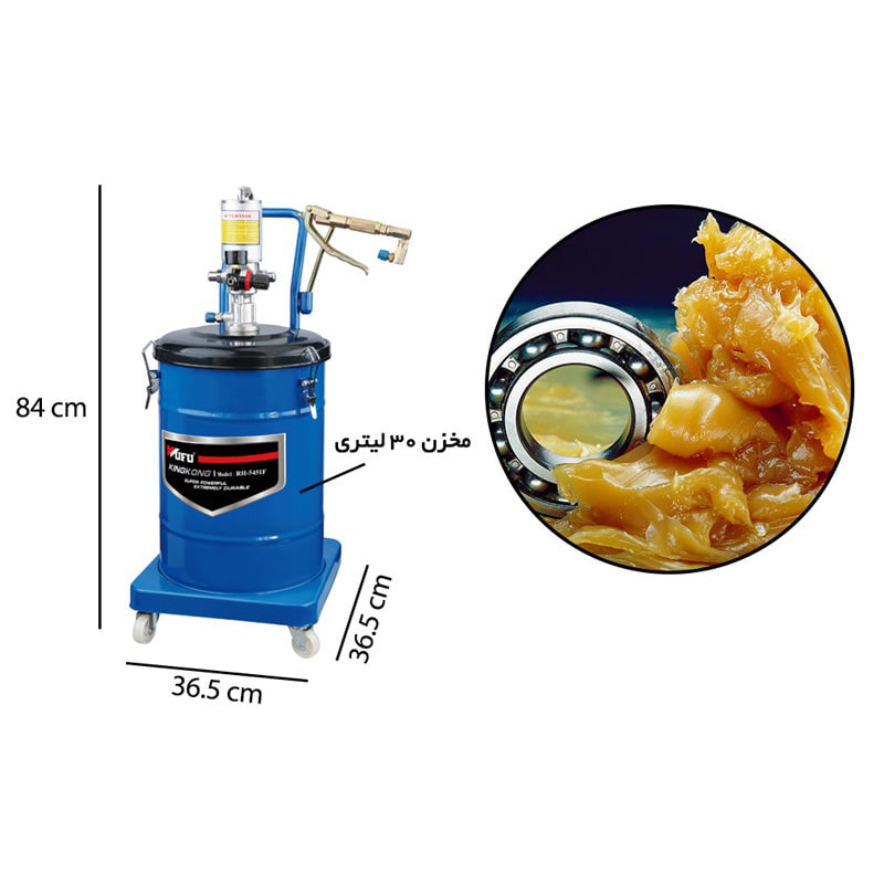 پمپ گریس بادی ووفو مدل SMT -WUFU-30LITRE-GREESE PUMP-AIRظرفیت 30لیتر پمپ گریس بادی ووفو مدل SMT -WUFU-30LITRE-GREESE PUMP-AIRظرفیت 30لیتر
