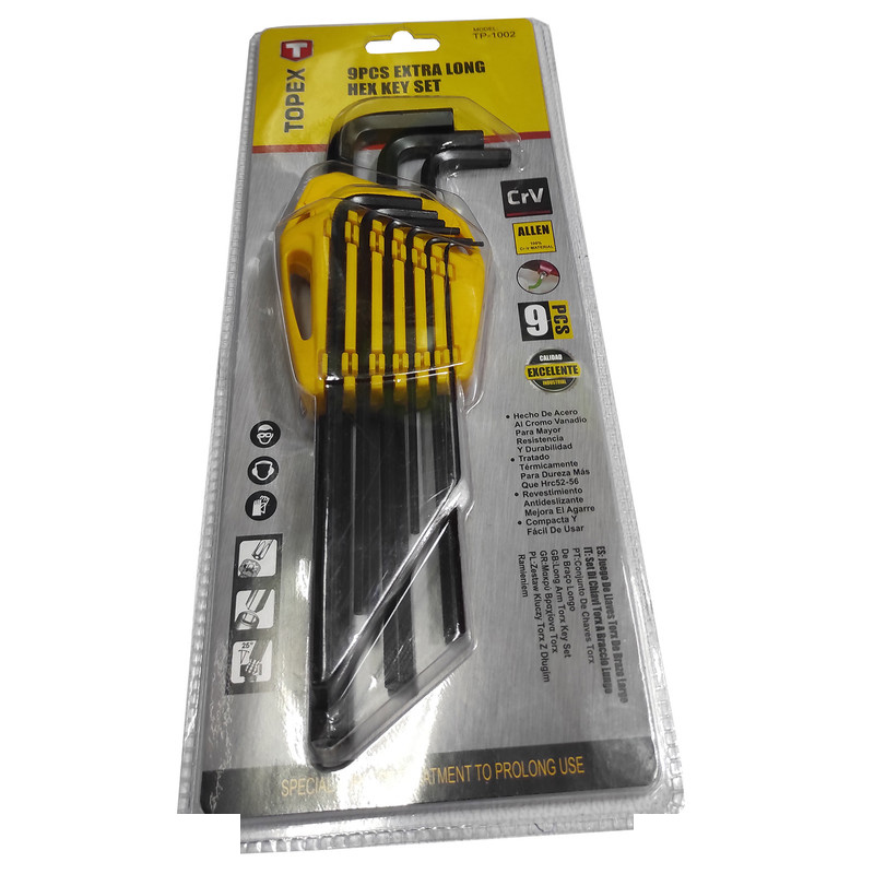 آچار آلن تاپکس مدل SMT-HEX SET-TP10 مجموعه 9 عددی آچار آلن تاپکس مدل SMT-HEX SET-TP10 مجموعه 9 عددی