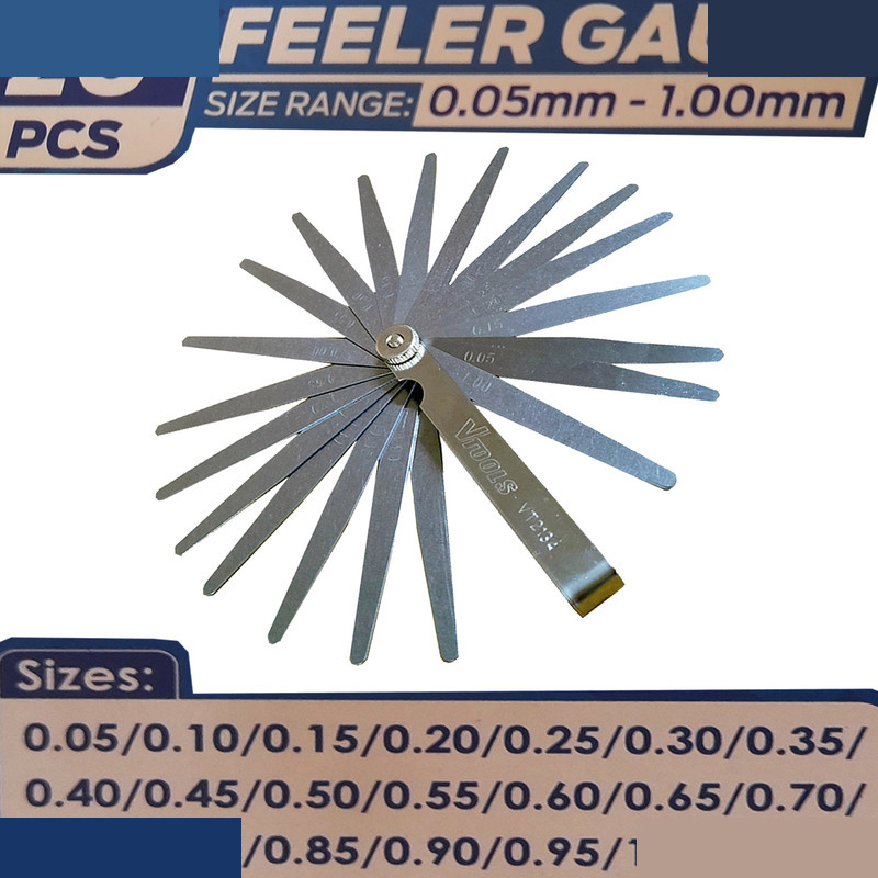 آچار فیلر وی تولز مدل HT - 278 مجموعه 20 عددی