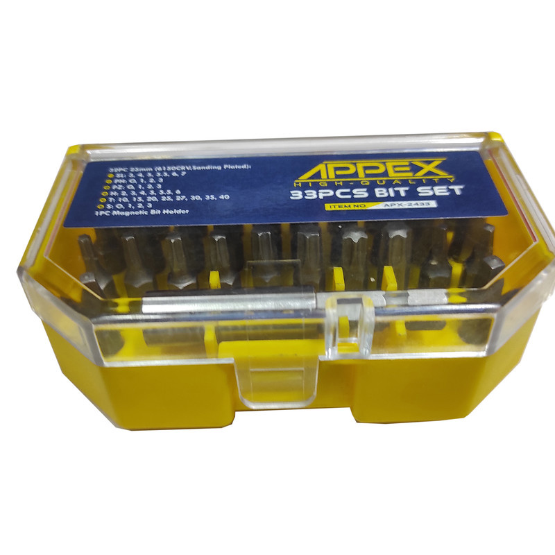 سری پیچ گوشتی اپکس مدل SMT-2433 بسته 33 عددی سری پیچ گوشتی اپکس مدل SMT-2433 بسته 33 عددی