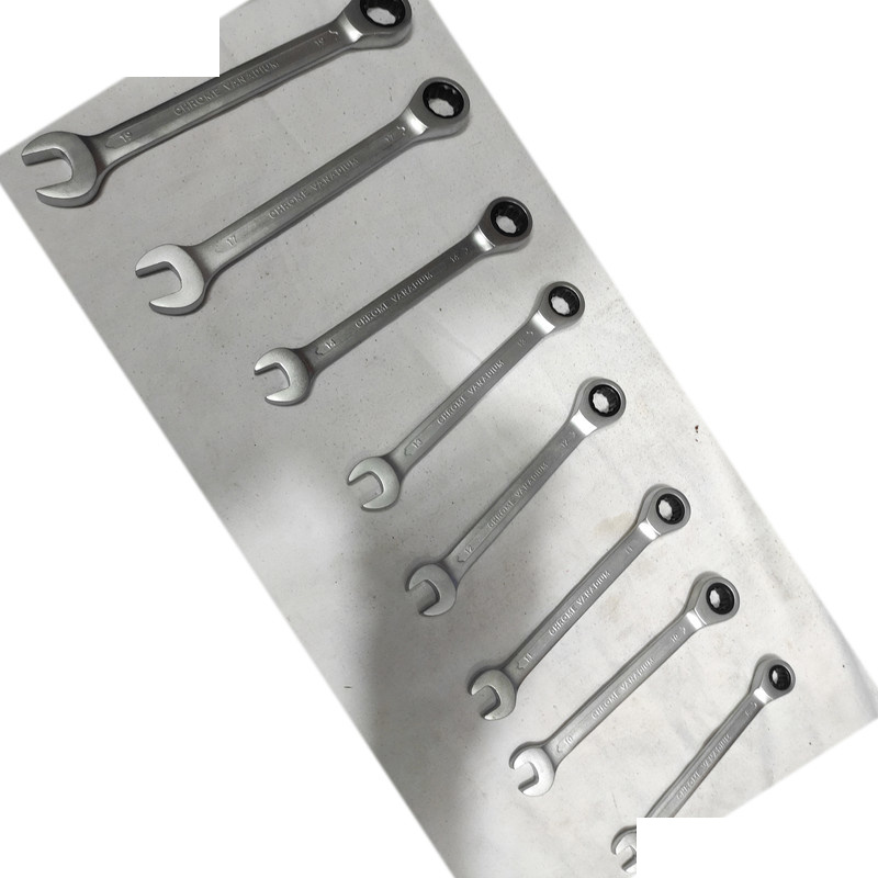 آچار یکسر تخت و یکسر رینگی  ای زد دی مدل SMT-8PCS-RATCHETWERECH SET مجموعه 8 عددی