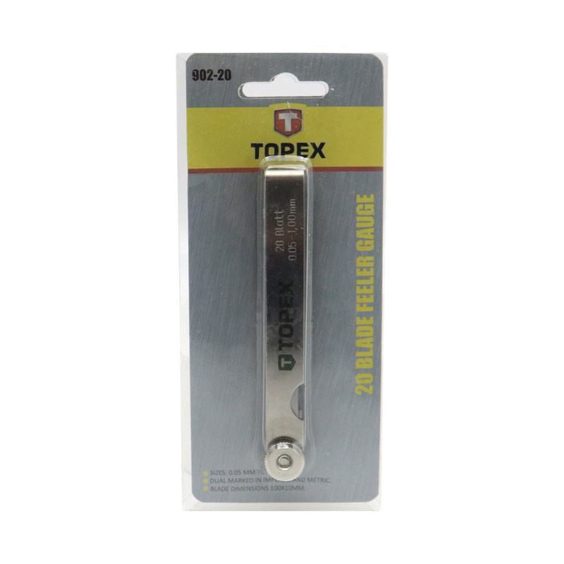 آچارفیلر تاپکس مدل SMT-20BLADEFEELER GAUGEمجموعه 20عددی