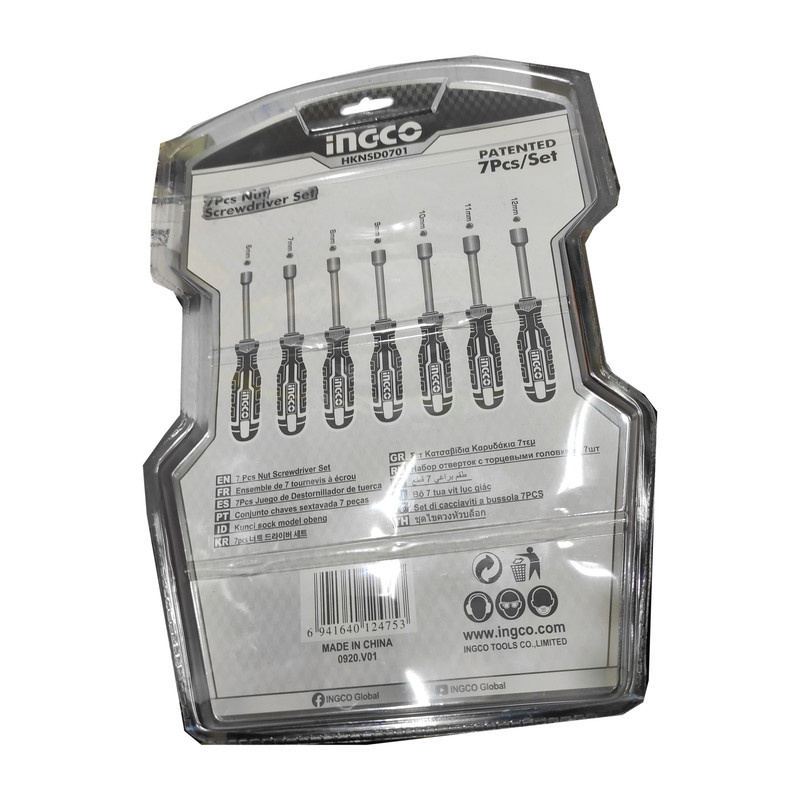 پیچ گوشتی بکسی اینکو مدل SMT-NUTSCREWDRIVERSET-7PCS بسته 7 عددی پیچ گوشتی بکسی اینکو مدل SMT-NUTSCREWDRIVERSET-7PCS بسته 7 عددی