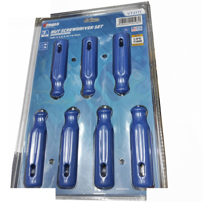 پیچ گوشتی بکسی وی تولز مدل SMT-NUTSCREWDRIVERSET-7PCS بسته 7 عددی پیچ گوشتی بکسی وی تولز مدل SMT-NUTSCREWDRIVERSET-7PCS بسته 7 عددی