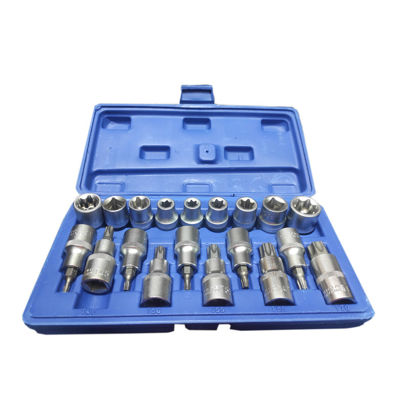 آچار بکس ستاره ای مدل 19ps -ET مجموعه 19 عددی