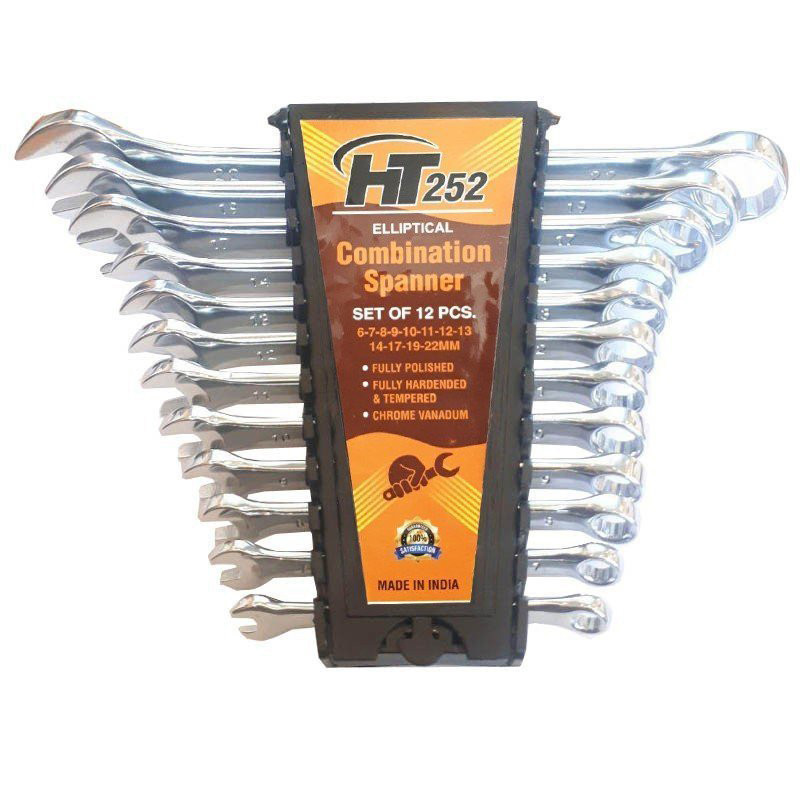 مجموعه ۱۲ عددی آچار یکسر تخت یکسر رینگی اچ تی مدل HT0-252 مجموعه ۱۲ عددی آچار یکسر تخت یکسر رینگی اچ تی مدل HT0-252
