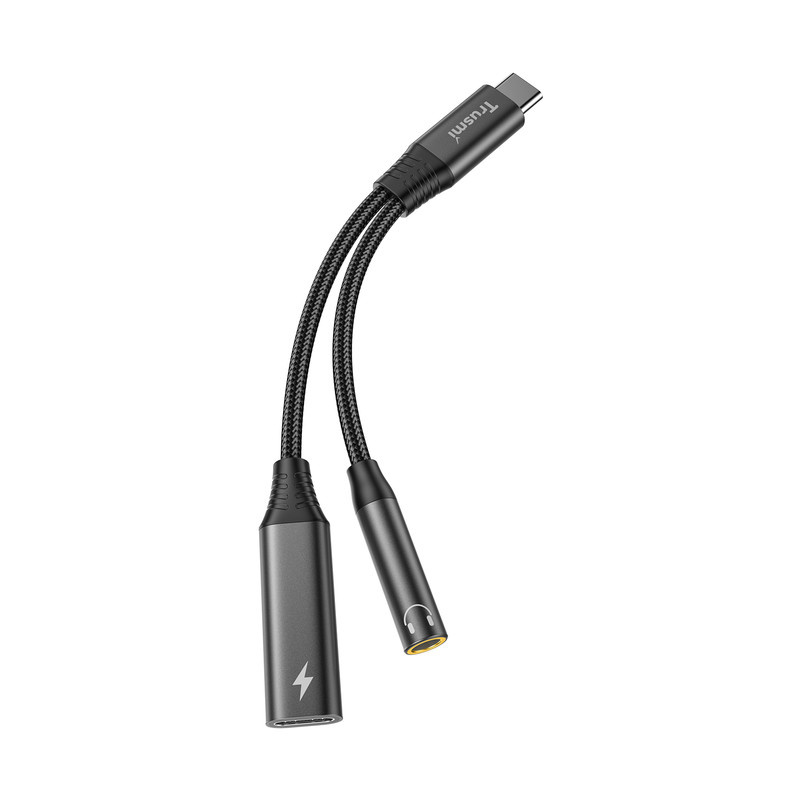 مبدل usb-c به AUX / USB-C تراسمی مدل CA50-01 مبدل usb-c به AUX / USB-C تراسمی مدل CA50-01