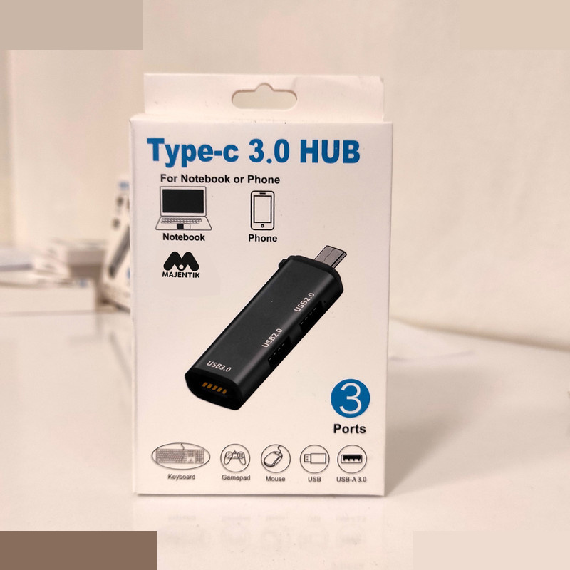 هاب 3 پورت USB-C/USB3.0 مجنتیک مدل ADS-302C هاب 3 پورت USB-C/USB3.0 مجنتیک مدل ADS-302C