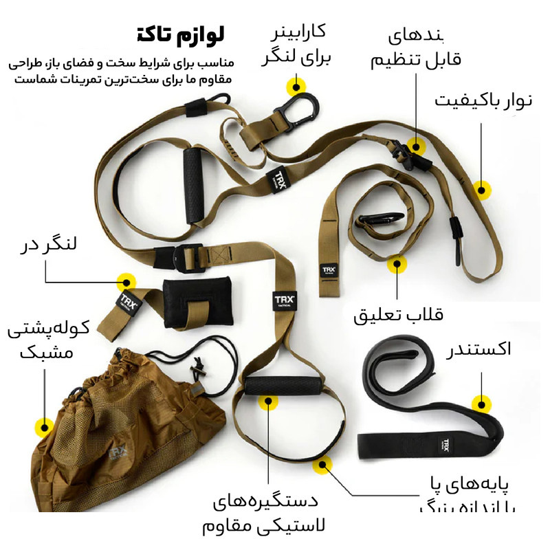 لوازم تناسب اندام تی آر ایکس مدل trxforce لوازم تناسب اندام تی آر ایکس مدل trxforce