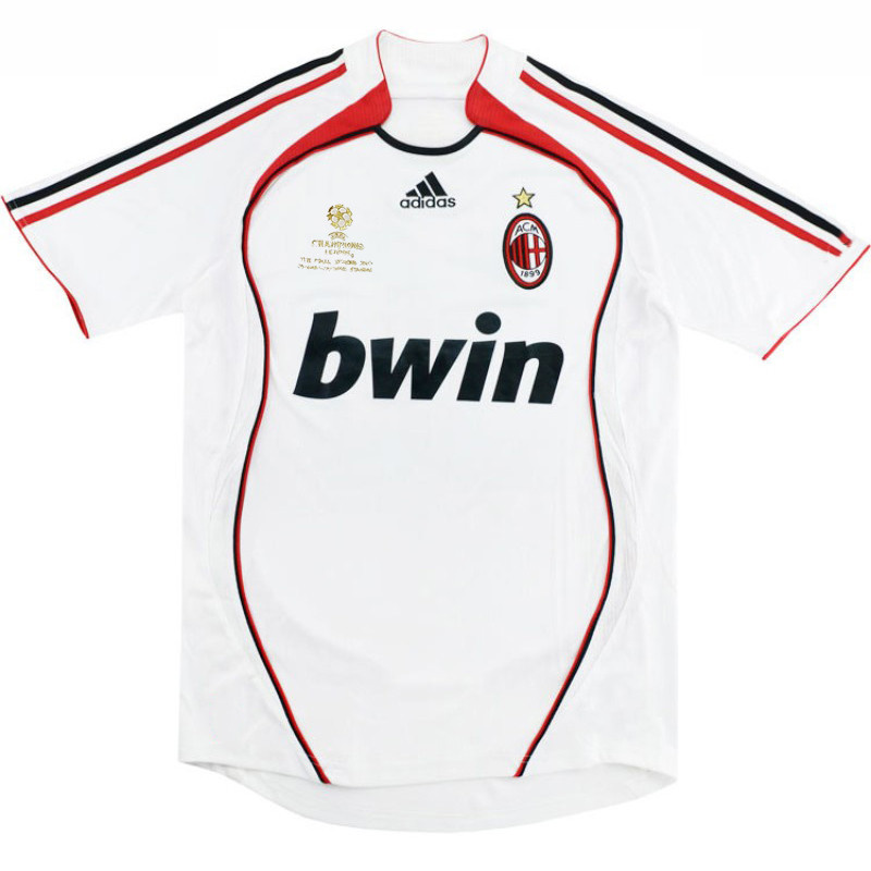 تی شرت ورزشی مردانه مدل میلان Away 2007 سفید تی شرت ورزشی مردانه مدل میلان Away 2007 سفید