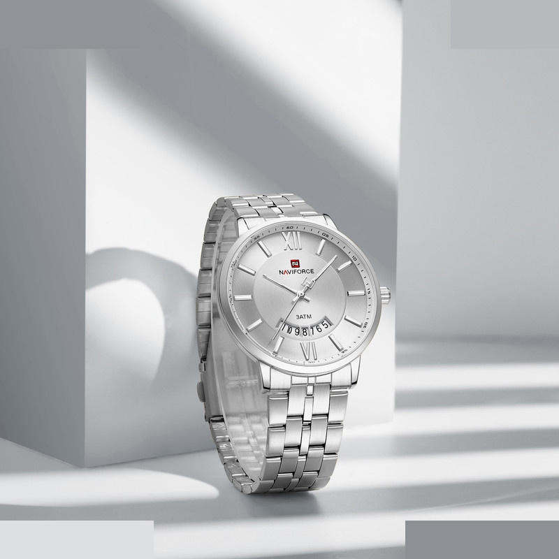 ساعت مچی عقربهای کوارتز مردانه نیوی فورس مدل NF9238G SWS