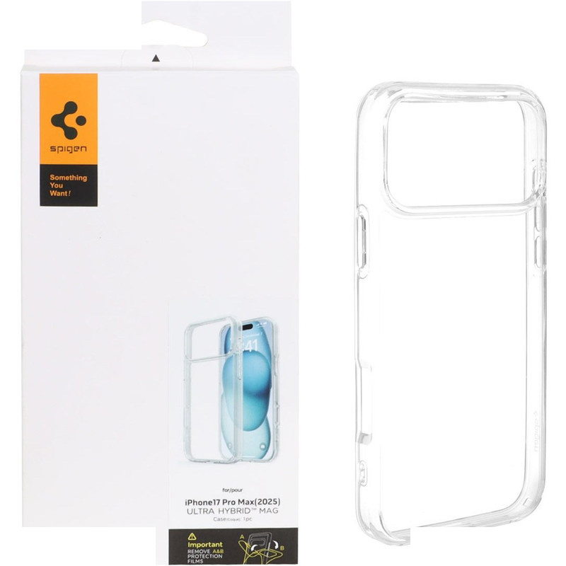 کاور اسپیگن مدل ultra hiybrid مناسب برای گوشی موبایل اپل iphone 17 pro کاور اسپیگن مدل ultra hiybrid مناسب برای گوشی موبایل اپل iphone 17 pro