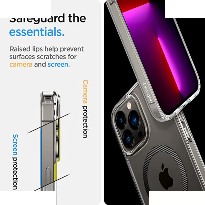 کاور اسپیگن مدل Ultra Hybrid MagFit Carbon Fiber مناسب برای گوشی موبایل اپل iPhone 13 Pro Max کاور اسپیگن مدل Ultra Hybrid MagFit Carbon Fiber مناسب برای گوشی موبایل اپل iPhone 13 Pro Max