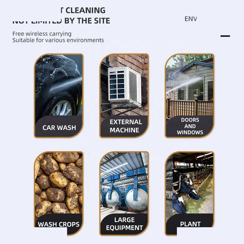 کارواش شارژی مدل ِDB به همراه باطری اضافی