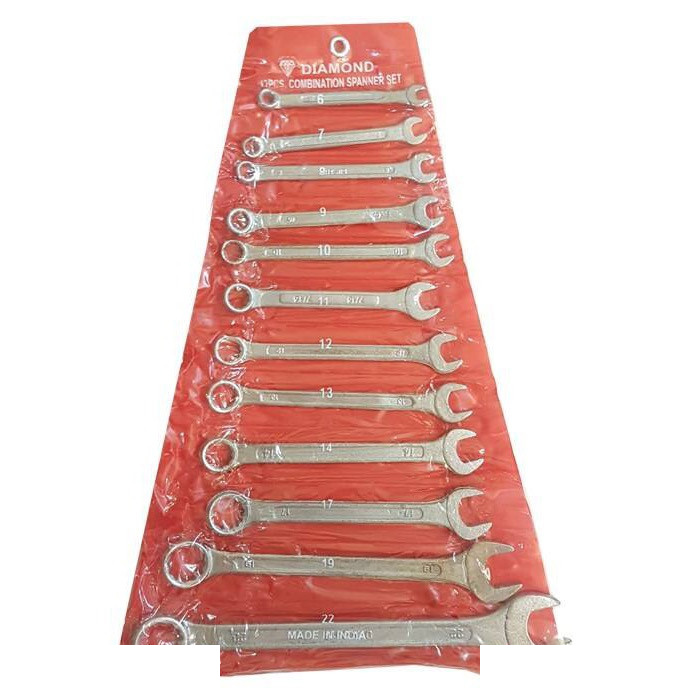 مجموعه 12 عددی اچار یکسر تخت یکسر رینگی دیاموند کد d42 مجموعه 12 عددی اچار یکسر تخت یکسر رینگی دیاموند کد d42