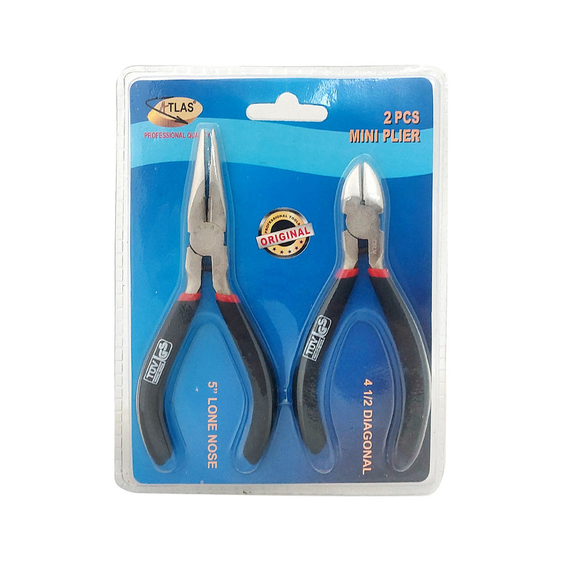 انبر سیم چین و دمباریک اطلس مدل 02 سایز 5 اینچ انبر سیم چین و دمباریک اطلس مدل 02 سایز 5 اینچ