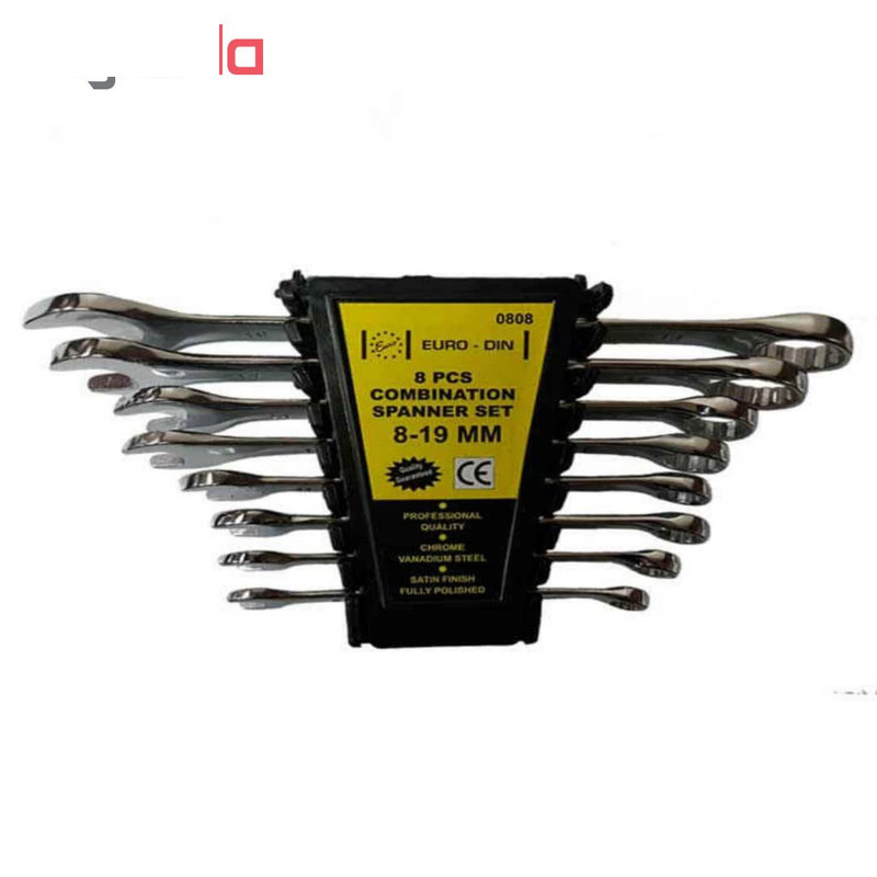 مجموعه 8 عددی آچار یکسر رینگی و یکسر تخت مدل 01 مجموعه 8 عددی آچار یکسر رینگی و یکسر تخت مدل 01