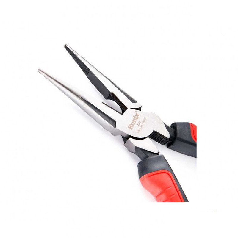 انبر دم باریک رونیکس مدل RH-1328 سایز 8 اینچ انبر دم باریک رونیکس مدل RH-1328 سایز 8 اینچ