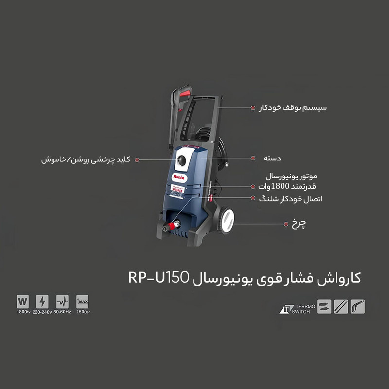 کارواش رونیکس مدل RP-U150 کارواش رونیکس مدل RP-U150