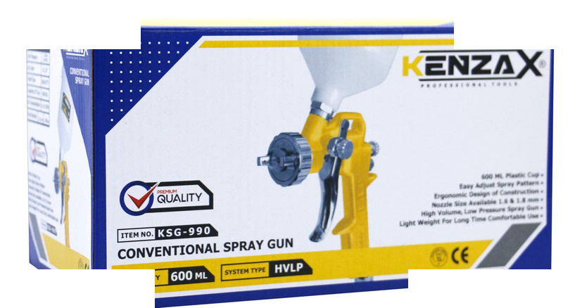 پیستوله رنگ کنزاکس مدل KSG-990-18 پیستوله رنگ کنزاکس مدل KSG-990-18
