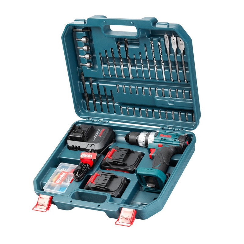 مجموعه 53 عددی دریل چکشی رونیکس مدل RS-8619 مجموعه 53 عددی دریل چکشی رونیکس مدل RS-8619