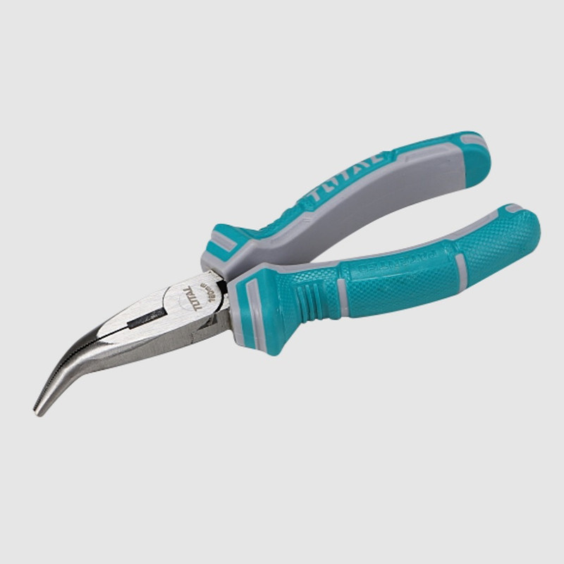 انبر دم باریک سر کج توتال مدل THT1466P سایز 6 اینچ انبر دم باریک سر کج توتال مدل THT1466P سایز 6 اینچ