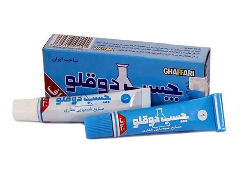 چسب دوقلو غفاری کد 22 وزن 20 گرم چسب دوقلو غفاری کد 22 وزن 20 گرم