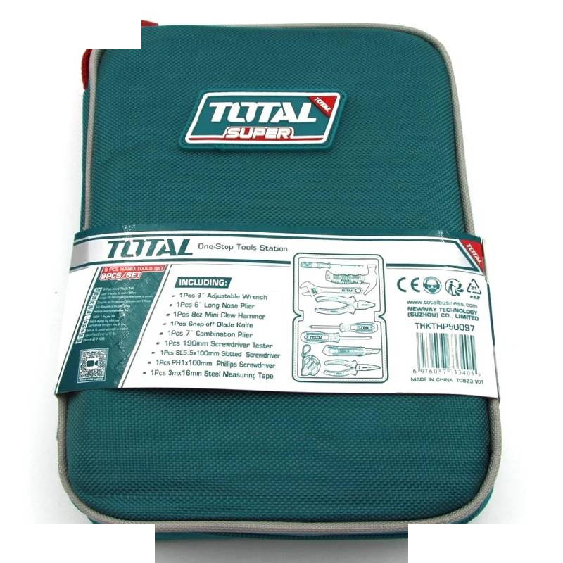 مجموعه 9 عددی ابزار دستی توتال مدل THKTHP90097 مجموعه 9 عددی ابزار دستی توتال مدل THKTHP90097