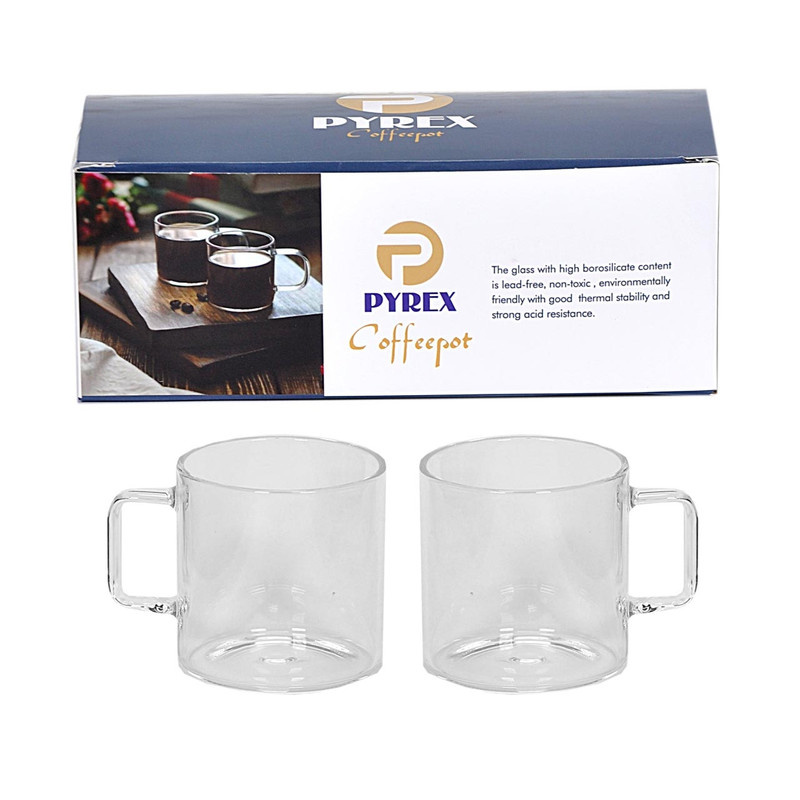 لیوان مدل Caffeepat بسته 2 عددی لیوان مدل Caffeepat بسته 2 عددی