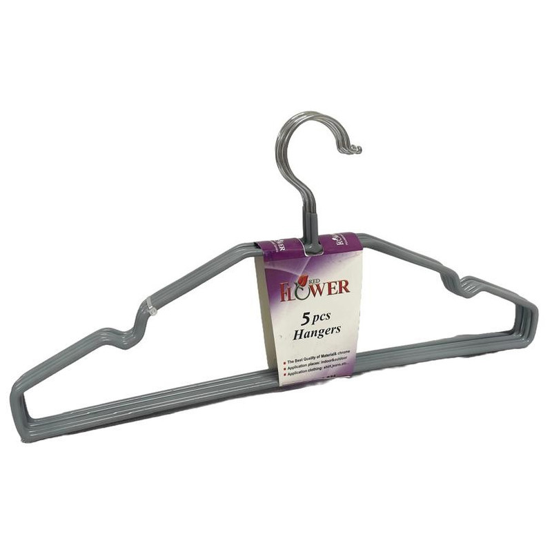 چوب لباسی ردفلاور روکش دار مدل A-831 بسته 5 عددی چوب لباسی ردفلاور روکش دار مدل A-831 بسته 5 عددی