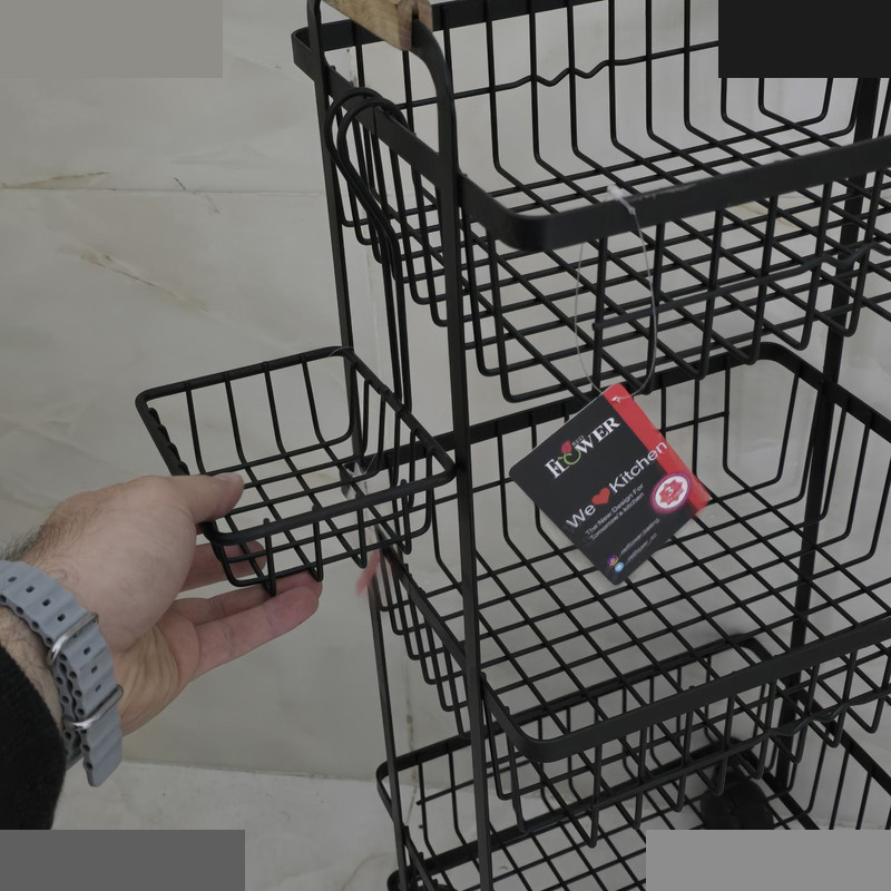 سبد سیب زمینی و پیاز فلاور مدل 3 طبقه کد 477