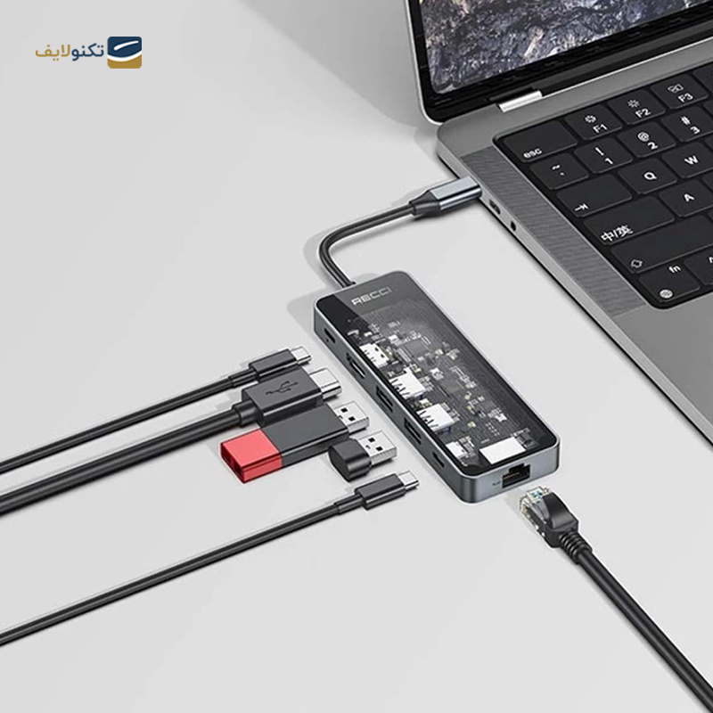 gallery-هاب USB-C رسی 10 پورت مدل RH22 copy.png